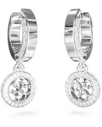 Guess - 4g Crush Jube04165jwrht-u Oorbellen Roestvrij Staal - Lyst