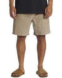 Quiksilver - Taxer Cord Short Corduroy - Lyst