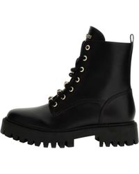 Guess - Nero FLTFNA ELE10 Tessuto - Lyst