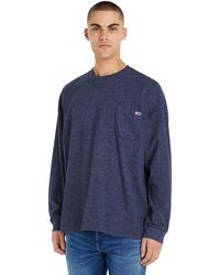Tommy Hilfiger - Tommy Jeans Sweatshirt Relaxed Waffle Without Hood - Lyst