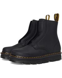 Dr. Martens - Zebzag Laceless Combat Boot - Lyst