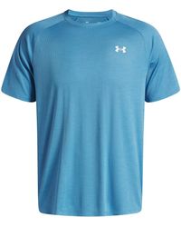 Under Armour - S Tech 2.0 Short Sleeve T-shirt Ether Blue L - Lyst
