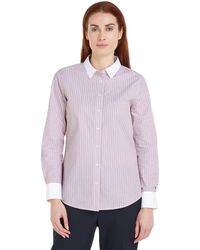 Tommy Hilfiger - Ivy Stripe Contrast REG Shirt WW0WW42274 - Lyst