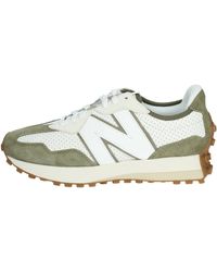 New Balance - S 327 Trainers Runners Covert Green 8 - Lyst