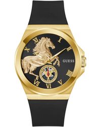 Guess - Orologio da polso da uomo in vinile GW0979G1 silicone - Lyst
