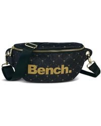 Bench - . Waist Bag Black/Gold - Lyst