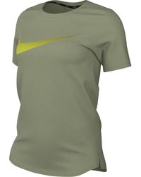 Nike - W NK One DF Swsh Hbr SS Haut à ches Courtes - Lyst