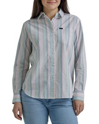 Lee Jeans - Legendäres langärmeliges Allzweck-Shirt mit Knopfleiste Hemd mit Button-Down-Kragen - Lyst
