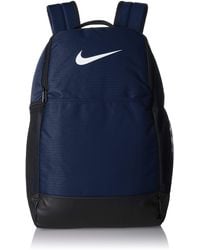 Nike - Nk Brsla M Bkpk - 9.0 (24l) Sports Backpack - Midnight Navy/black/(white), Misc - Lyst