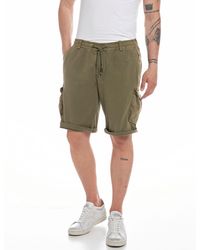 Replay - M9833a Cargo Shorts - Lyst