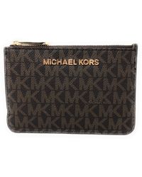 Michael Kors - Jet Set Travel Small Top Zip Coin Pouch Id Card Case Wallet - Lyst