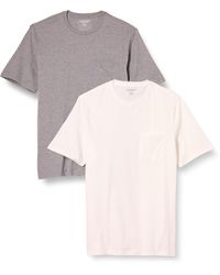 Amazon Essentials - T-Shirt Ras-Du-Cou à ches Courtes - Lyst