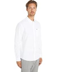 Tommy Hilfiger - Tommy Jeans TJM REG Linen Blend Shirt DM0DM18962 Chemises décontractées - Lyst