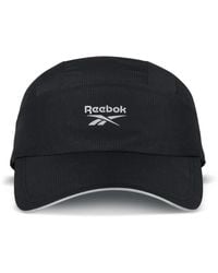 Reebok - [ree] Cycled Vector Running Cap-silver Reflective Logo With Breathable Design-black - Lyst
