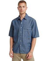 G-Star RAW - Double Pocket Relaxed Shirt Ss - Lyst