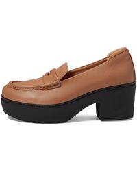 Fitflop - Pilar Leather Platform Loafers - Lyst