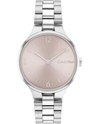 Calvin Klein - Reloj Analógico de Cuarzo para mujer con Correa en Acero Inoxidable plateada - 25200129 - Lyst