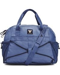 Under Armour - S Project Rock Gym Bag Sm Holdalls Blue One Size - Lyst