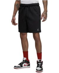 Nike - Ess Flc Shorts Black/white S - Lyst