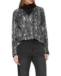 S.oliver - Satinbluse im Relaxed Fit - Lyst