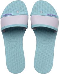 Havaianas - , , You Angra, City Sandals, Blue Water, 7.5/8 Uk - Lyst