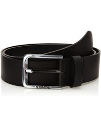 Levi's Gürtel Rectangular Buckle Belt - Schwarz