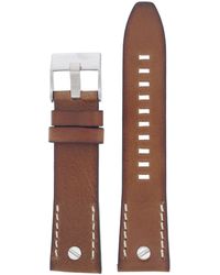 Diesel Uhrenarmband Aus Leder, Ersatzband Für Modell DZ1764, Braun, Bandbreite 24 Mm