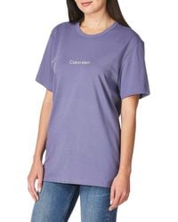 Calvin Klein - Structure Lounge Short Sleeve Crew Neck T-shirt - Lyst
