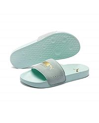 PUMA Leadcat Suede, Zapatos de Playa y Piscina Unisex Adulto - Verde
