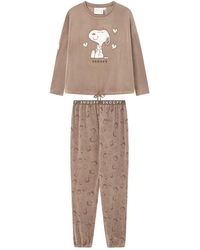 Women'secret - Pijama de ga Pantalón Largo Colección Multilicense Urban - Lyst