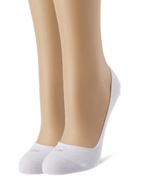 Calvin Klein - Logo Liner Socks 2 Pack Footie - Lyst