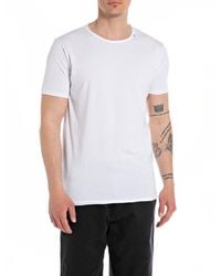 Replay - Men's Short-sleeved T-shirt With Crew Neck - Lyst