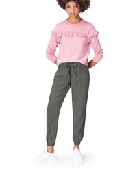 FIND Standard Pants With Drawstring And Relaxed Fit - Gray