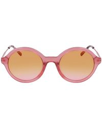 DKNY - Dk714s Round Sunglasses - Lyst