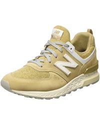 beige new balance 574s