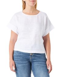 S.oliver - T-Shirt Kurzarm ,Weiß - Lyst