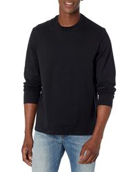 Amazon Essentials - Slim-fit Long-sleeve Pocket T-shirt, Black, X-large - Lyst