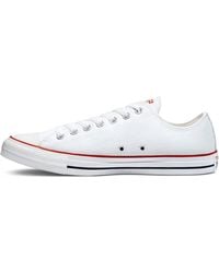 Converse - Chuck Taylor All Star High Classic Ctas Hi Canvas Sneaker With 7kmh Sticker White 41 - Lyst