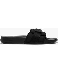 Fitflop - Iqushion Adjustable Pool S Slides All Black - Lyst