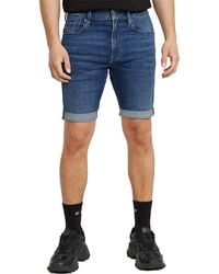 G-Star - G-STAR 3301 Slim Denim Shorts - Lyst