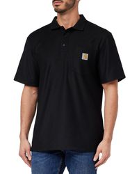 Carhartt - Shortsleeve Workwear Henley T-shirt K84, Black, X-large - Lyst