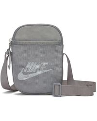 Nike - BA5871-073 Heritage Sports backpack Adult PARTICLE GREY/PARTICLE GREY/WHITE 1SIZE - Lyst