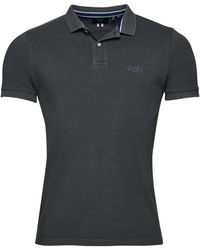 Superdry - Polo Vint Destroy Polo Iron Gate S Hombre - Lyst