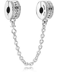 PANDORA - Silver Charm Spacer - 792057cz-05 - Lyst
