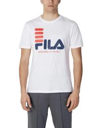 Fila - Nervures T-Shirt - Lyst