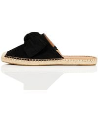 FIND - Bow Mule Leather Espadrille - Lyst