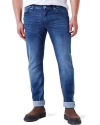 S.oliver - Jeans-Hose Slim FIT Keith Blue 36 - Lyst