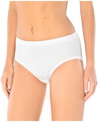 Schiesser - Hüftslip Midi Feinripp 000044 6er Pack - Lyst