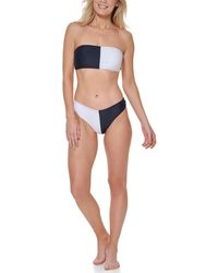 Tommy Hilfiger - Color Block Full Coverage Comfortable Bikini Top - Lyst