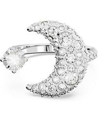 Swarovski - Luna offener ring, mond - Lyst